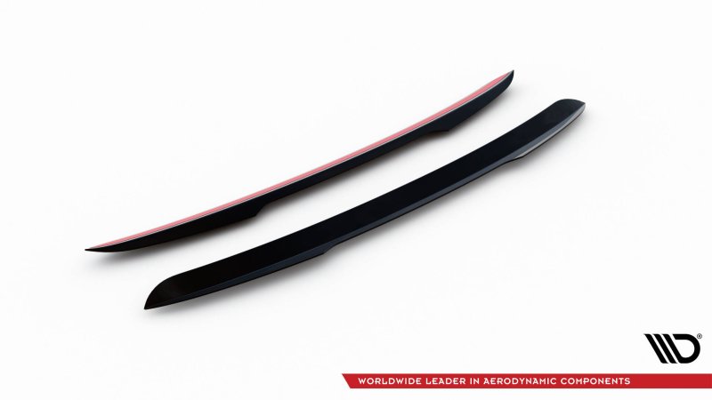 Maxton Spoiler CAP Abrisskante Porsche 911 Turbo 997 schwarz Hochglanz PO-911-997-TURBO-CAP1-G