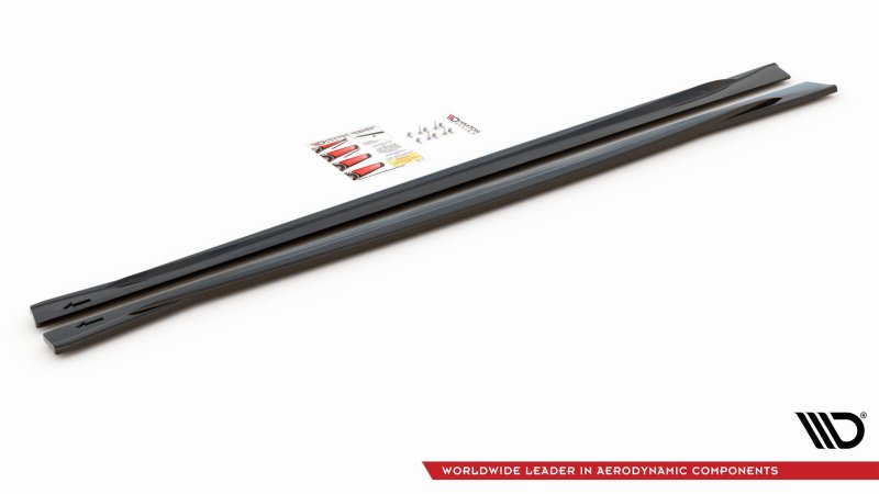 Maxton Seitenschweller Ansatz für BMW M4 F82 schwarz Hochglanz BM-4-82-M-SD1-G