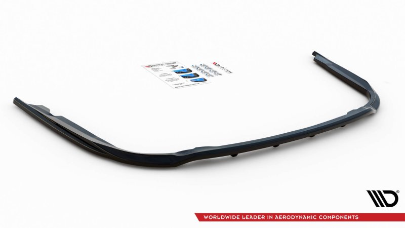 Maxton Mittlerer Diffusor Heck Ansatz DTM Look für Toyota Avensis Mk3 Facelift schwarz matt TO-AV-3F2-RD1T+RD2-T