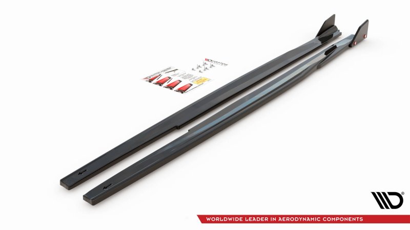 Maxton Seitenschweller Ansatz für  V.1 + Flaps Toyota Corolla GR Sport Hatchback XII TO-CO-12-HB-GR-SD1G+S