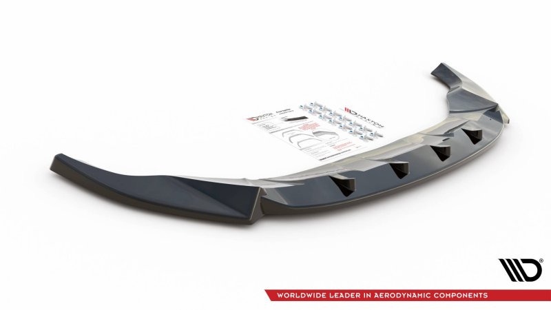 Maxton Front Ansatz für Ford Escape Mk3 schwarz Hochglanz FO-ES-3-FD1-G