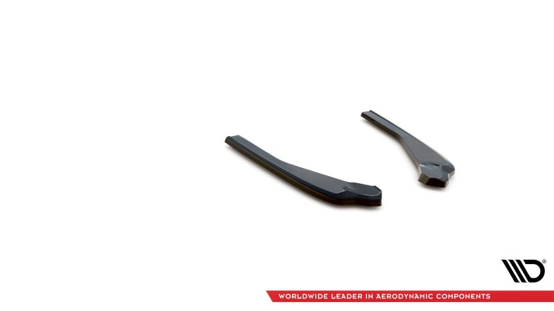 Maxton Heck Ansatz Flaps Diffusor für BMW X4 M-Paket G02 Facelift schwarz Hochglanz BM-X4-02F-MPACK-RSD1-G