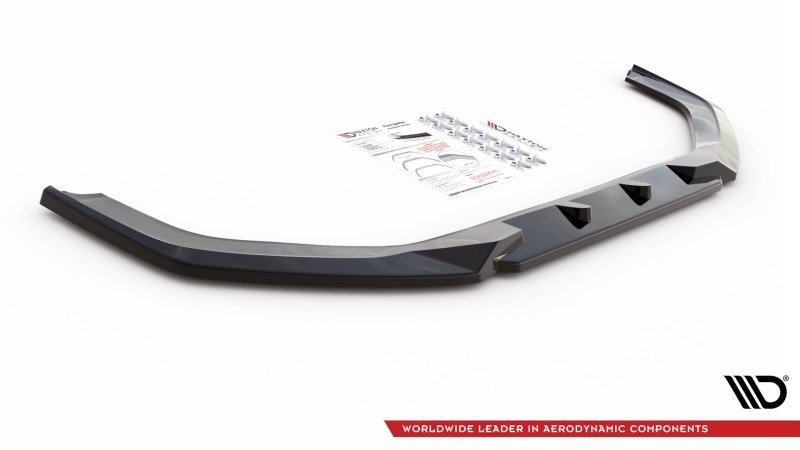Maxton Front Ansatz V.2 für Honda Civic Mk9 schwarz Hochglanz HO-CI-9-K-FD2-G
