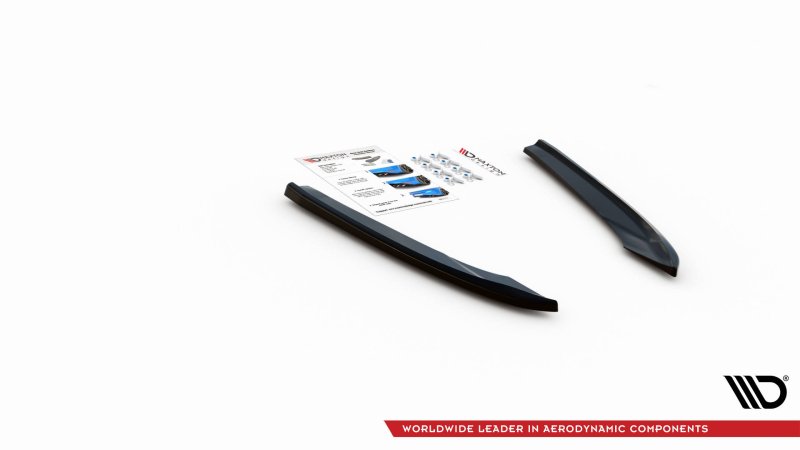 Maxton Heck Ansatz Flaps Diffusor für Cupra Leon ST schwarz Hochglanz CU-LE-1-ST-RSD1-G