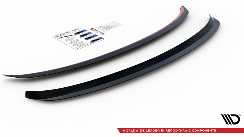 Maxton Spoiler CAP für Ford S-Max Mk1 Facelift schwarz Hochglanz FO-SMAX-1F-CAP1-G