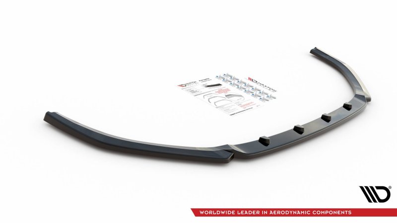 Preview: Maxton Front Ansatz V.2 für Mazda CX-3 schwarz Hochglanz MA-CX-3-1F-FD1-G