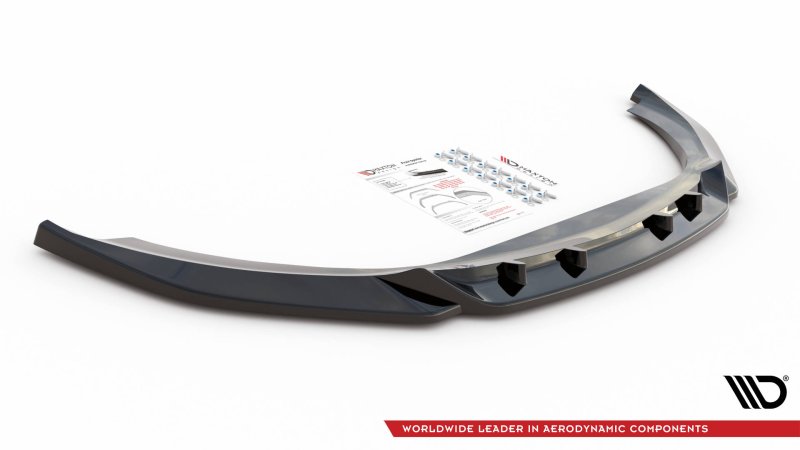 Maxton Front Ansatz V.1 für Maserati Ghibli Mk3 schwarz Hochglanz MA-GH-1-FD1-G