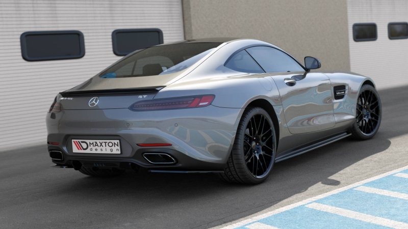 Maxton Heck Ansatz Flaps Diffusor Mercedes-AMG GT / GT S C190 Facelift schwarz Hochglanz ME-AMG-GT-1-RSD1-G