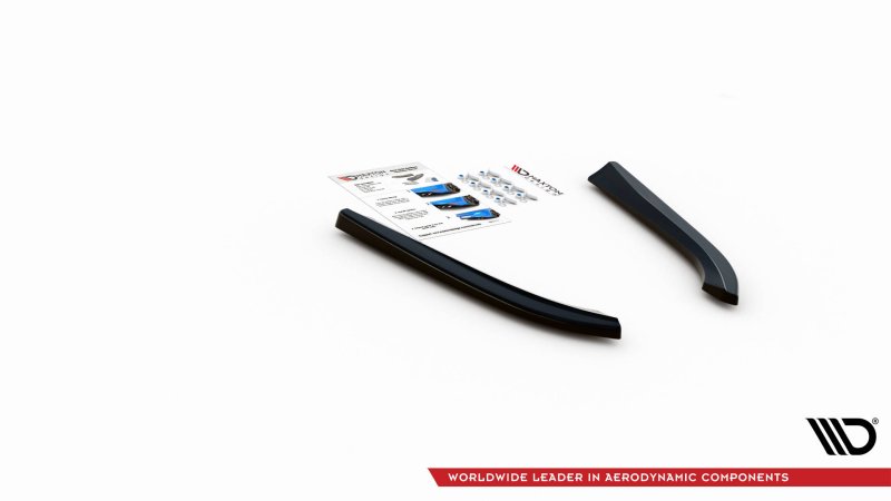 Maxton Heck Ansatz Flaps Diffusor für Audi S8 D3 schwarz Hochglanz AU-S8-D3F-RSD1-G