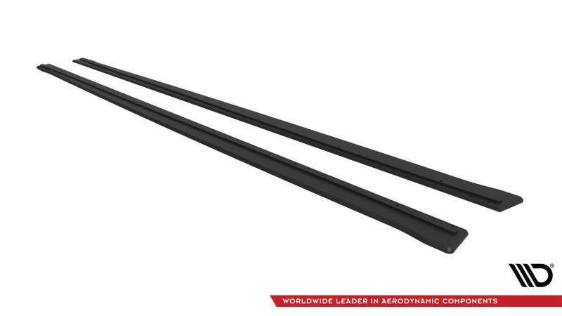 Maxton Street Pro Seitenschweller Ansatz BMW 4er Coupe / Gran Coupe / Cabrio M-Paket F32 / F36 / F33 BM4F32MPACKCNC-SD2BRB