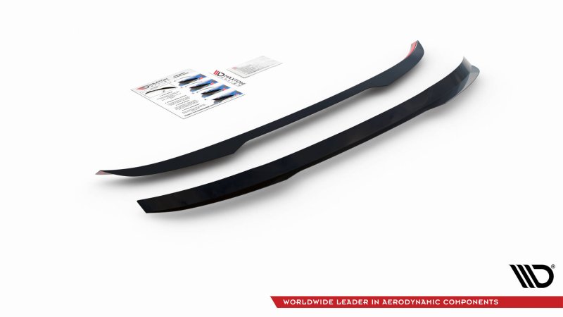 Maxton Spoiler CAP für Honda Civic Tourer Mk9 schwarz Hochglanz HO-CI-9-K-CAP1-G