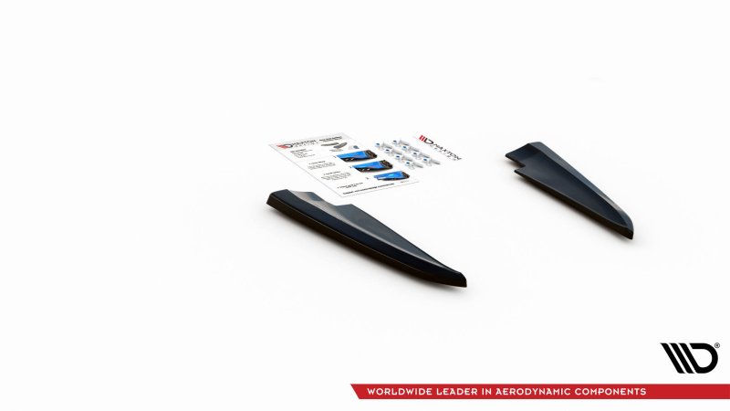Maxton Heck Ansatz Flaps Diffusor für Maserati Ghibli Mk3 schwarz Hochglanz MA-GH-1-RSD1-G