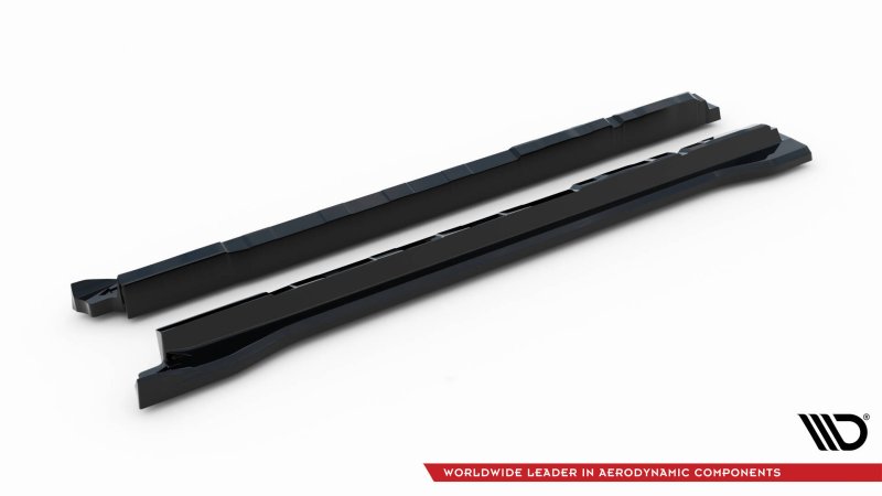 Preview: Maxton Seitenschweller Ansatz Lexus NX F-Sport Mk2 schwarz Hochglanz LE-NX-2-FSPORT-SD1-G