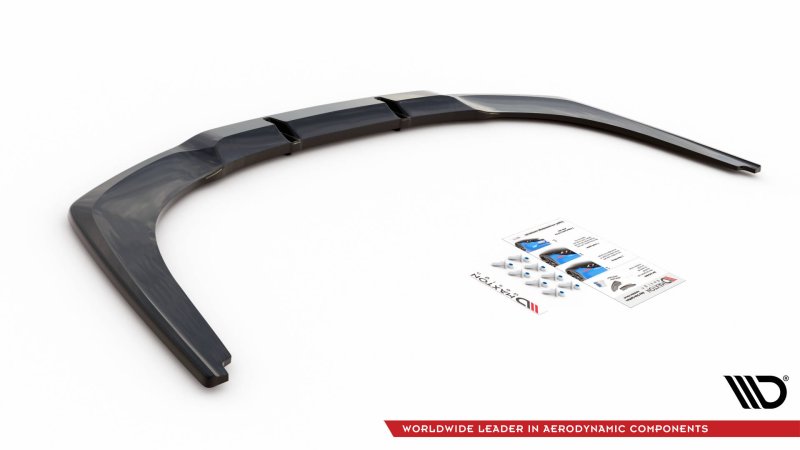 Maxton Mittlerer Diffusor Heck Ansatz DTM Look für BMW 8 Gran Coupe M-Paket G16 schwarz Hochglanz BM-M850-G16-GC-RD1G+RD2-G