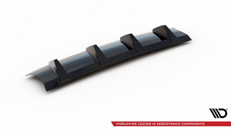 Maxton Diffusor Heck Ansatz für Audi S3 8V FL Hatchback schwarz Hochglanz AU-S3-3F-RS1-G