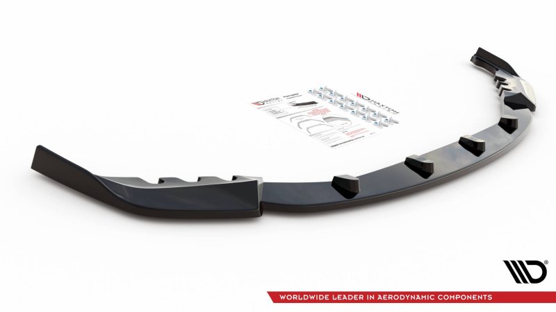 Maxton Front Ansatz V.3 für BMW M4 G82 schwarz Hochglanz BM-4-G82-M-FD3-G
