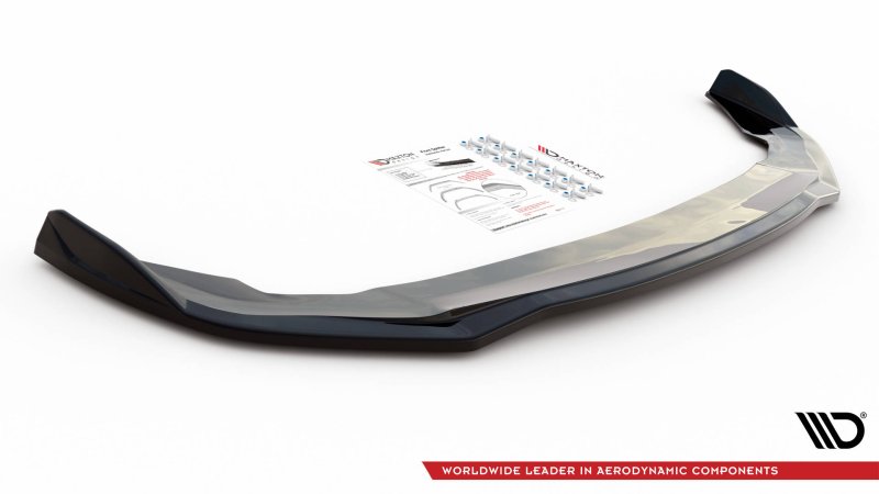 Maxton Front Ansatz V.3 für BMW 2 Gran Coupe M-Paket / M235i F44 schwarz Hochglanz BM-2-44-MPACK-FD3-G