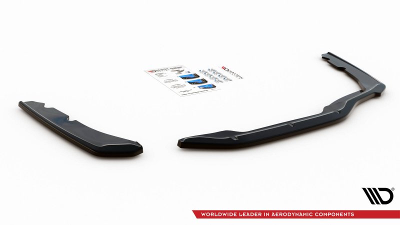 Maxton Heck Ansatz Flaps Diffusor für BMW 2 Gran Coupe M-Paket F44 schwarz Hochglanz BM-2-44-MPACK-RSD1-G