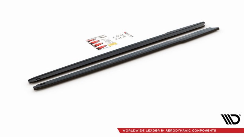 Maxton Seitenschweller Ansatz für BMW Z4 M-Paket G29 schwarz Hochglanz BM-Z4-29-MPACK-SD1-G
