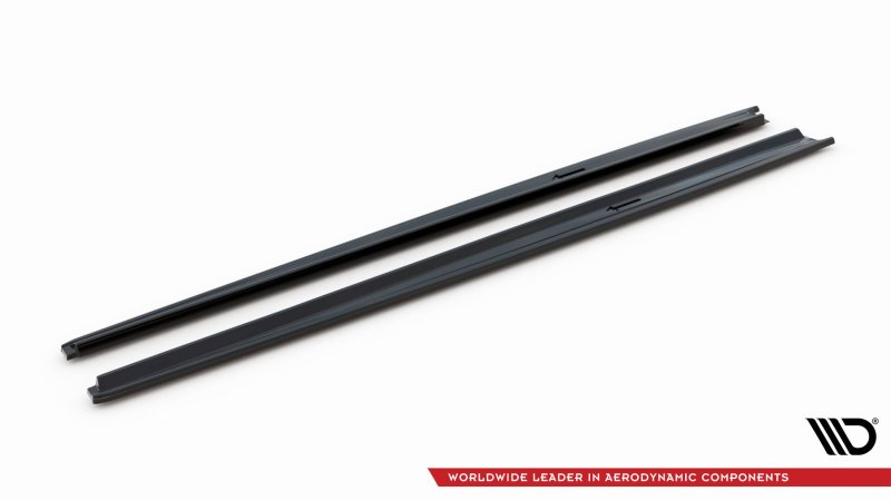 Maxton Seitenschweller Ansatz Jaguar XE R-Dynamic X760 Facelift schwarz Hochglanz JA-XE-1F-RDYNAMIC-SD1-G