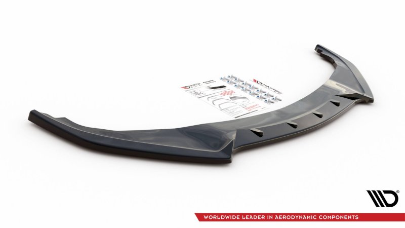 Maxton Front Ansatz für Infiniti Q60 S Mk2 schwarz Hochglanz IN-Q60S-2-FD1-G