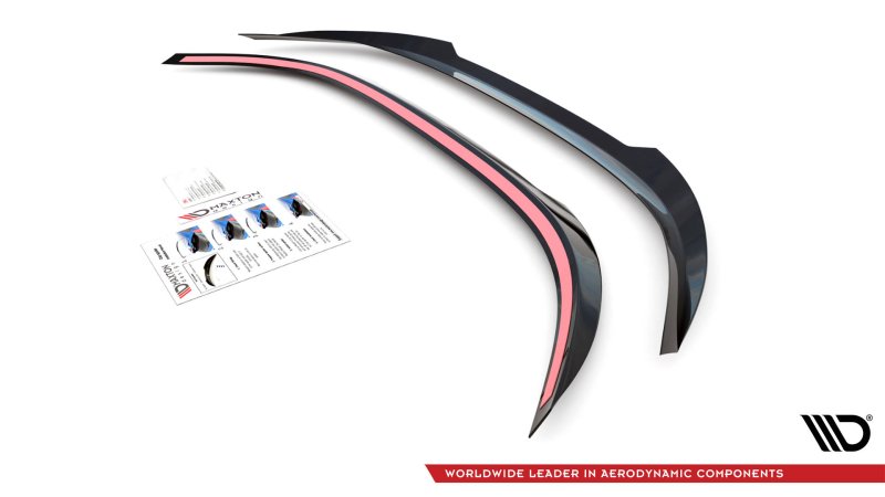 Maxton Spoiler CAP für BMW 8 Gran Coupe M-Paket G16 schwarz Hochglanz BM-M850-G16-GC-CAP1-G