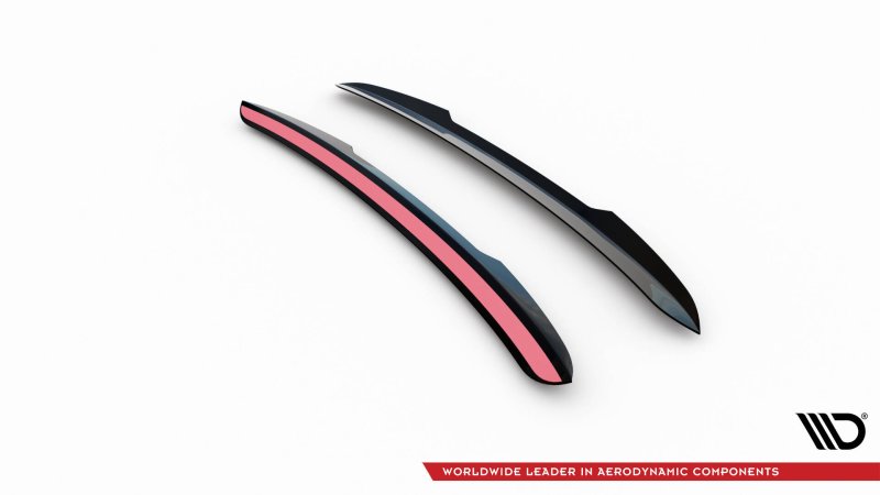 Maxton Spoiler CAP Abrisskante Porsche 911 Turbo 997 schwarz Hochglanz PO-911-997-TURBO-CAP1-G