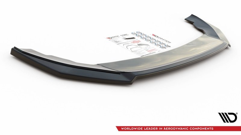 Maxton Front Ansatz V.3 für Seat Leon FR Mk4 schwarz Hochglanz SE-LE-4-FR-FD4-G