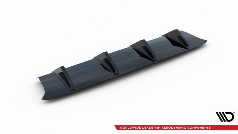 Maxton Diffusor Heck Ansatz für Audi S3 8V FL Hatchback Carbon Look  AU-S3-3F-RS1-C