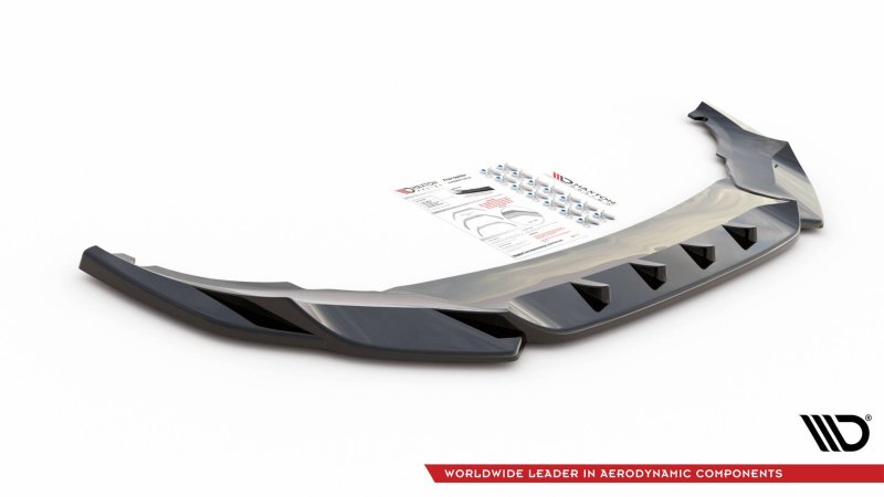 Maxton Front Ansatz V.1 für Cupra Formentor schwarz Hochglanz CU-FO-1-FD1-G