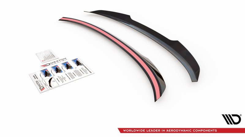 Maxton Spoiler CAP für BMW 3er G20 schwarz Hochglanz BM-3-20-CAP1-G