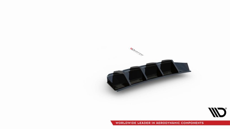 Maxton Diffusor Heck Ansatz für Seat Leon FR ST Mk4 schwarz Hochglanz SE-LE-4-FR-ST-RS1-G