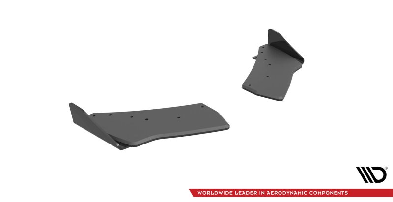 Maxton Street Pro Heck Ansatz Flaps Diffusor +Flaps für Volkswagen Golf R Mk7 schwarz Hochglanz VWGO7RCNC-RSD1BRB+RSF1-G