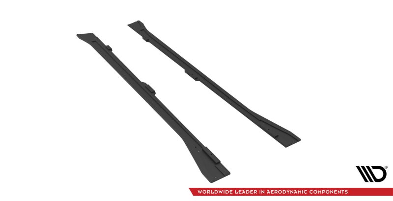 Maxton Street Pro Seitenschweller Ansatz für Volkswagen Arteon R-Line Facelift VWAR1FRLINECNC-SD1BRB