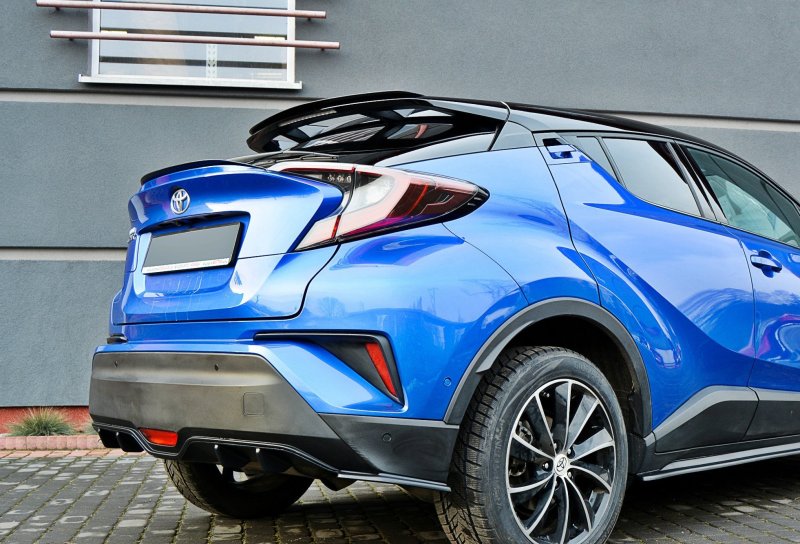 Maxton Spoiler CAP V.2 für TOYOTA C-HR schwarz Hochglanz TO-CH-R-1-CAP2-G