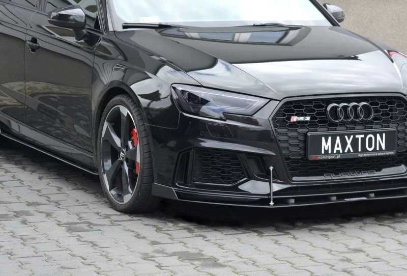 Maxton Front Sport Diffusor V.1 Audi RS3 8V FL Sportback AU-RS3-8VF-CNC-FD2