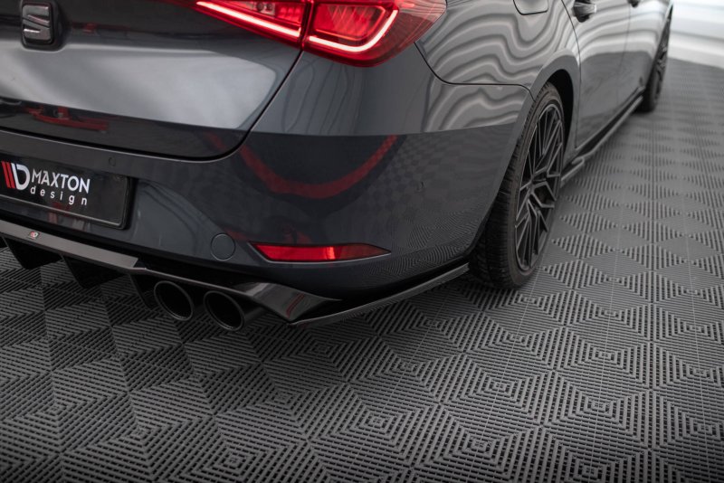 Maxton Heck Ansatz Flaps Diffusor V.2 Seat Leon ST FR Mk4 schwarz Hochglanz SE-LE-4-FR-ST-RSD2-G
