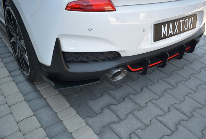 Maxton Diffusor Heck Ansatz für Heckschürze für HYUNDAI I30 Mk3 N  HY-I30-3-N-CNC-RS1