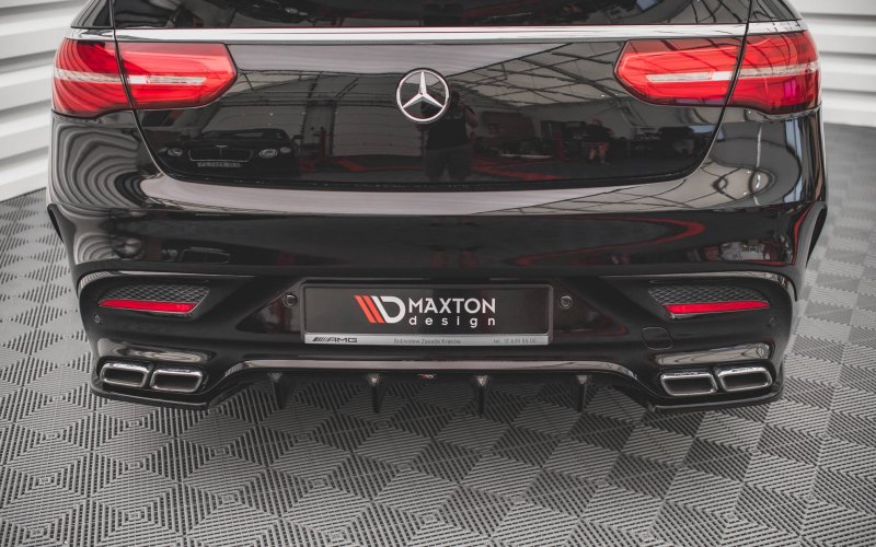 Maxton Heck Ansatz Flaps Diffusor V.2 für Mercedes-Benz GLE Coupe 63 AMG C292 schwarz Hochglanz ME-GLE-C292-AMG-RSD2-G