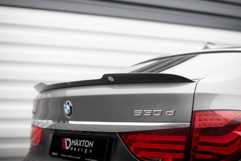Maxton Spoiler CAP Abrisskante BMW 5er GT M-Paket F07 schwarz Hochglanz BM-5-GT-07-MPACK-CAP1-G