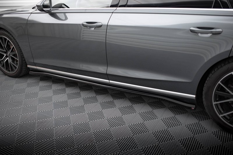 Maxton Seitenschweller Ansatz Audi A8 D5 schwarz Hochglanz AU-A8-D5-SD1-G