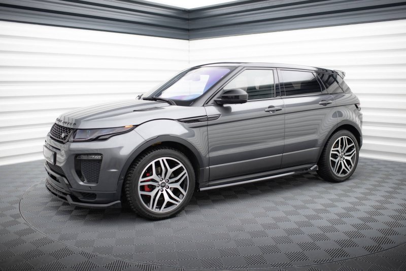 Maxton Seitenschweller Ansatz Land Rover Range Rover Evoque HSE Dynamic Mk1 Facelift schwarz Hochglanz LR-RR-EV-1-SD1-G