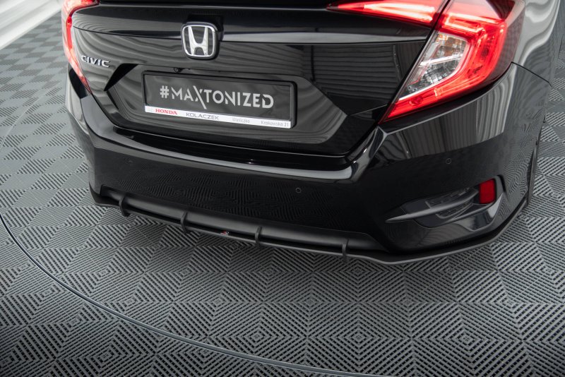 Maxton Street Pro Heckschürze Honda Civic Mk10 HOCI10CNC-RS1B+BRBI