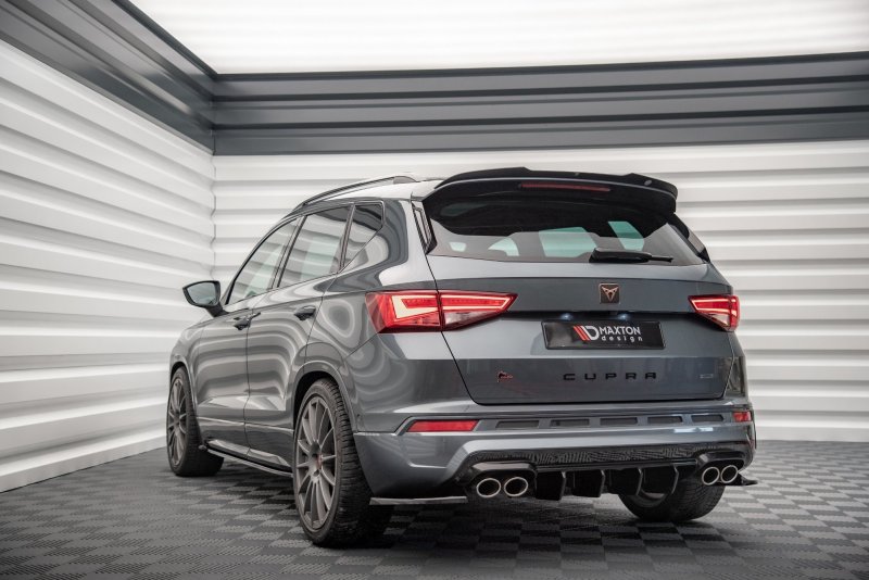 Preview: Maxton Diffusor Heck Ansatz für Cupra Ateca schwarz Hochglanz CU-AT-1-RS1-G