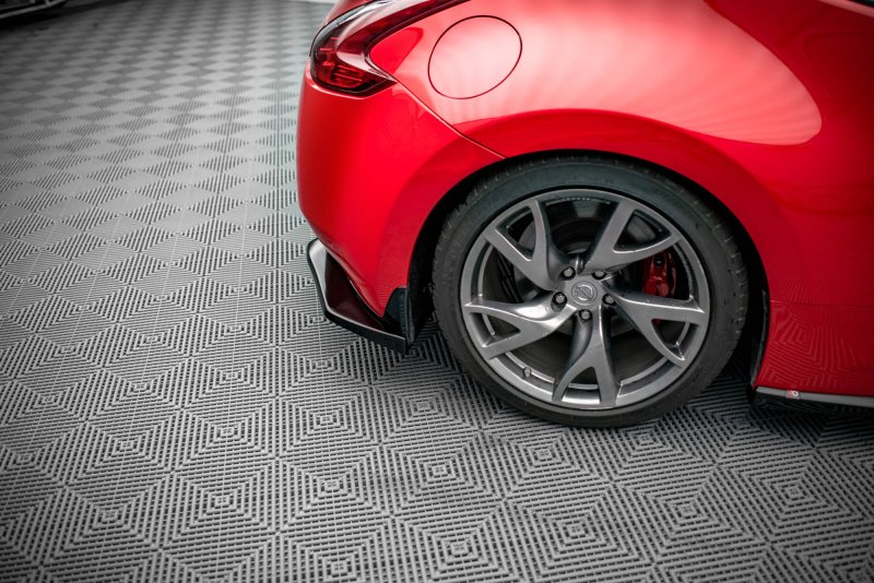 Maxton Heck Ansatz Flaps Diffusor V.2 für Nissan 370Z  schwarz Hochglanz NI-370F-RSD1-G