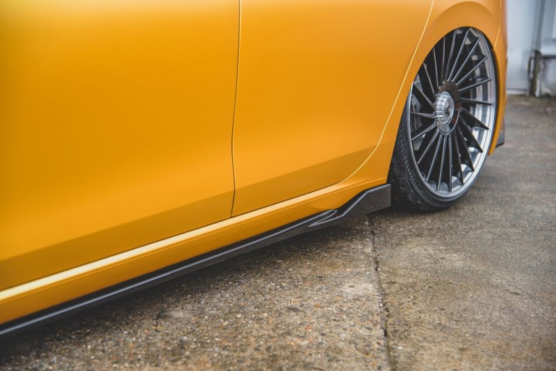Maxton Seitenschweller Ansatz für V.2 für VW Golf 8 schwarz Hochglanz VW-GO-8-SD2-G