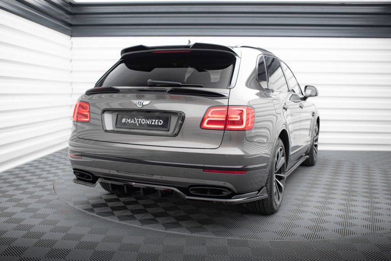 Maxton Mittlerer Cup Diffusor Heck Ansatz Bentley Bentayga Mk1 schwarz Hochglanz BE-BE-1-RD1G+RD2-G