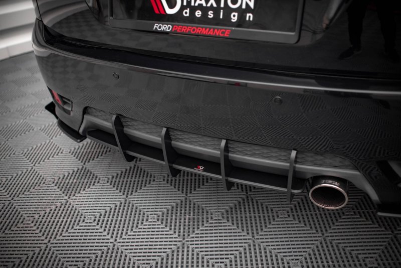 Maxton Street Pro Heckschürze für Ford Fiesta ST Mk6 FOFI6STCNC-RS1BRB