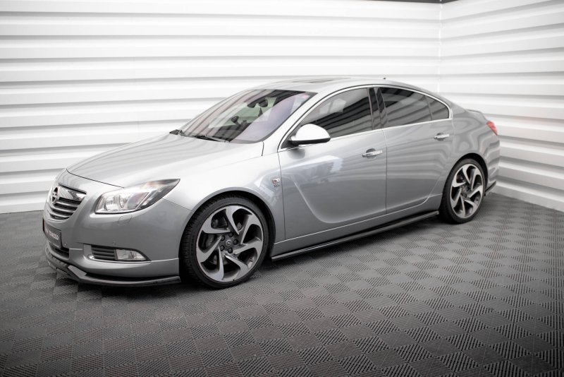 Maxton Seitenschweller Ansatz Opel Insignia OPC-Line Mk1 schwarz Hochglanz OP-IS-1-OPCLINE-SD1-G