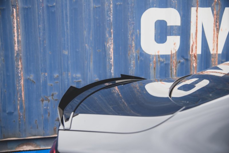 Maxton Spoiler CAP für Volvo S60 R-Design Mk3 schwarz Hochglanz VO-S60-3-RDESIGN-CAP1-G